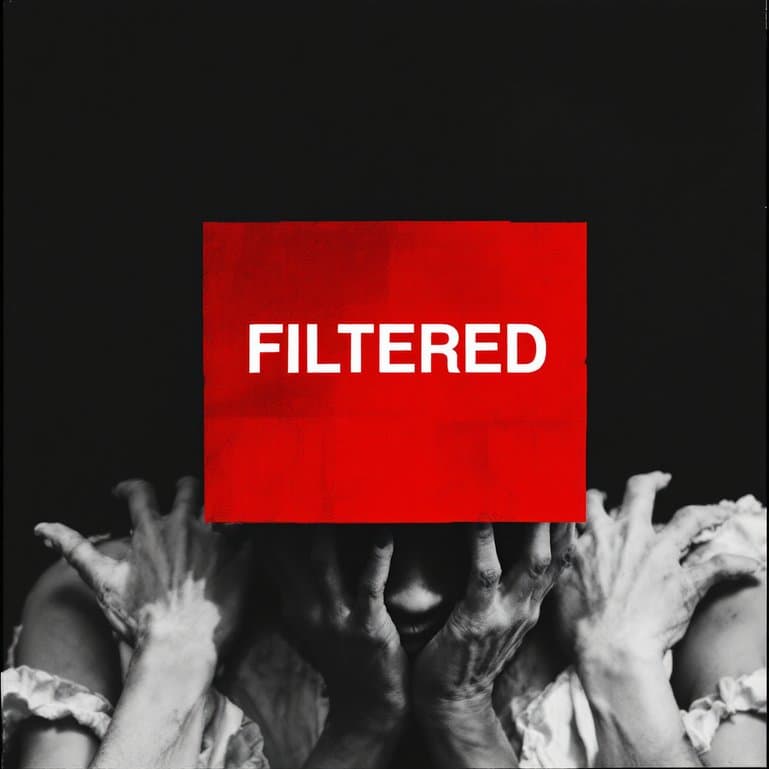 A visual of a rejected or blocked process