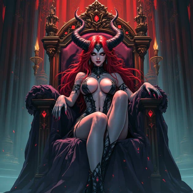 Anime style NSFW AI generated art example